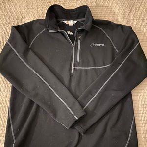 Men's Cloudveil Activewear Fleece Zip up Black